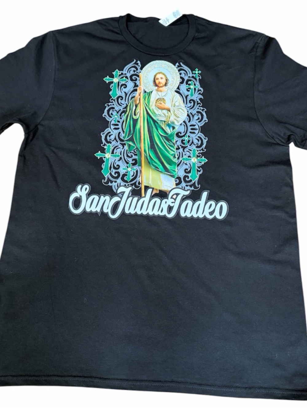 San Judas Tadeo Black Graphic Tee San Judas tadeo t-shirt San Judas tee new